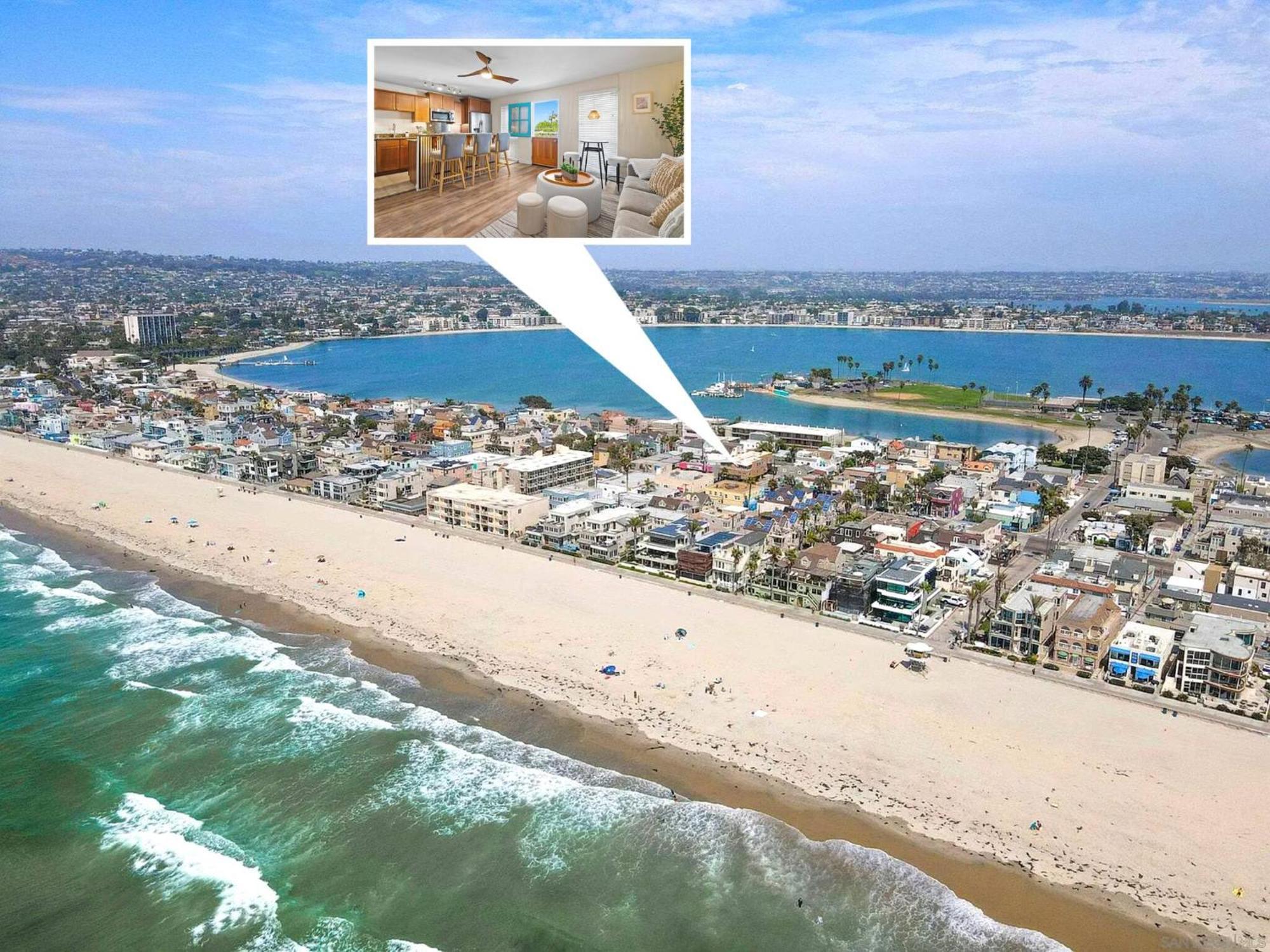2 Bdrm + Parking In Heart Of Mission Beach! Apartment