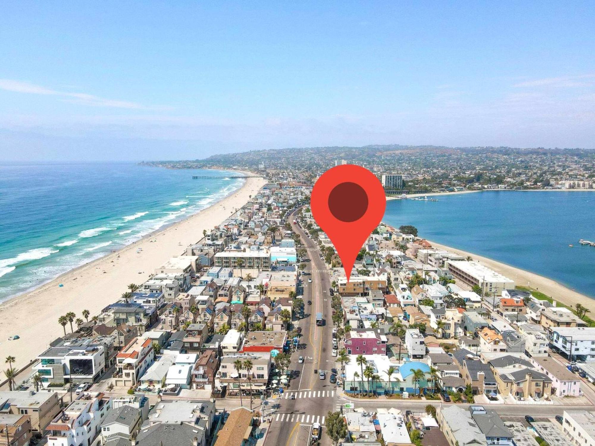 Apartamento 2 Bdrm + Parking In Heart Of Mission Beach! San Diego